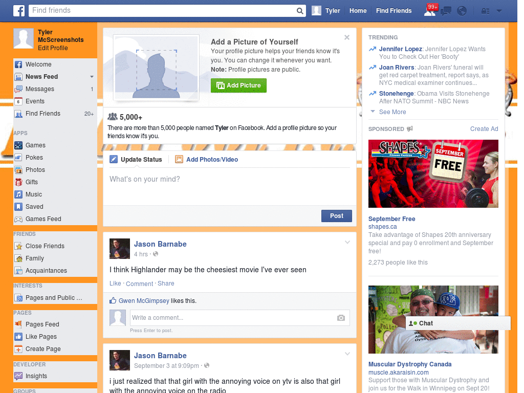 Extraordinary Facebook Skin (786)