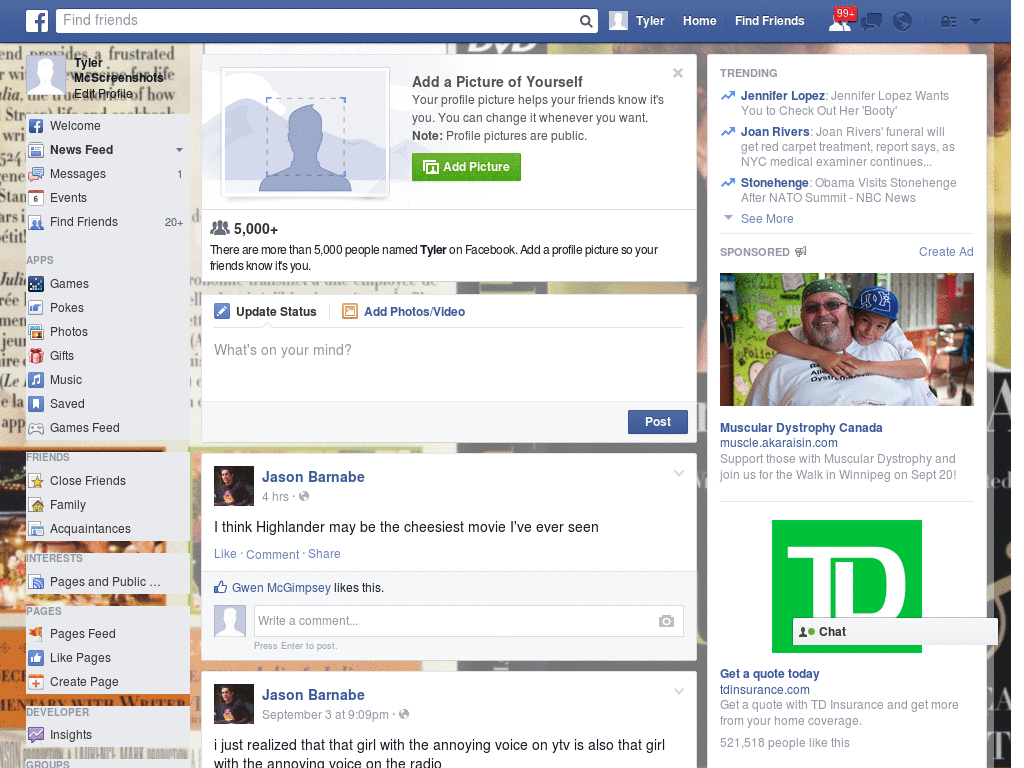 Owesome Facebook Skin (790)