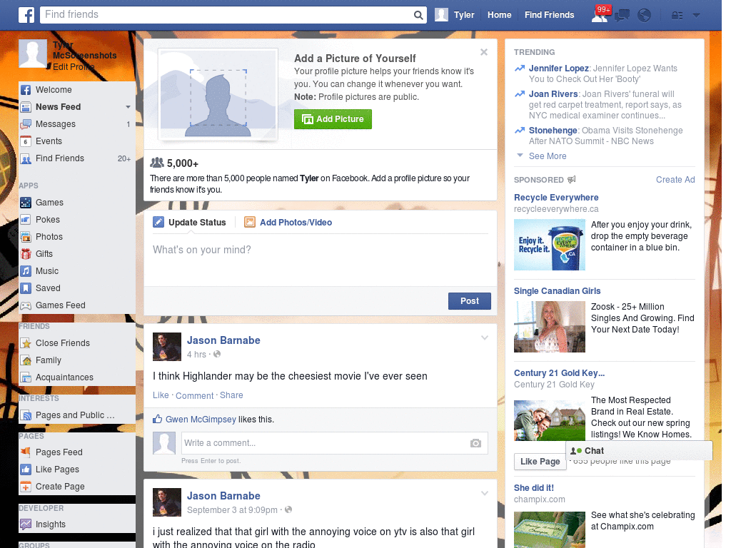 Cool Facebook Skin (795)