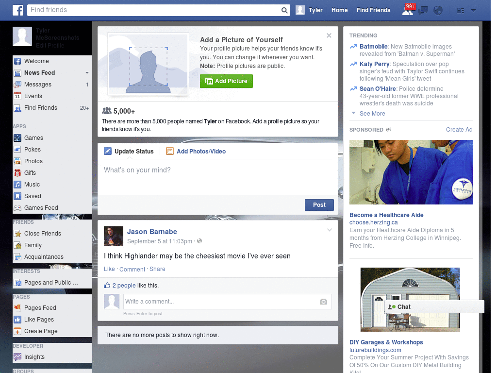Free Facebook Skin (806)