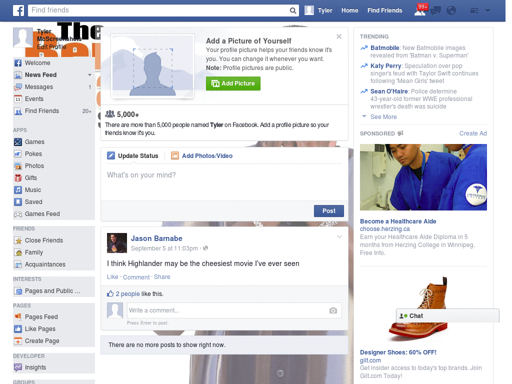 Excelent Facebook Skin (819)