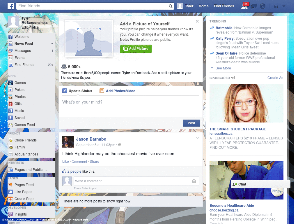 Owesome Facebook Skin (826)