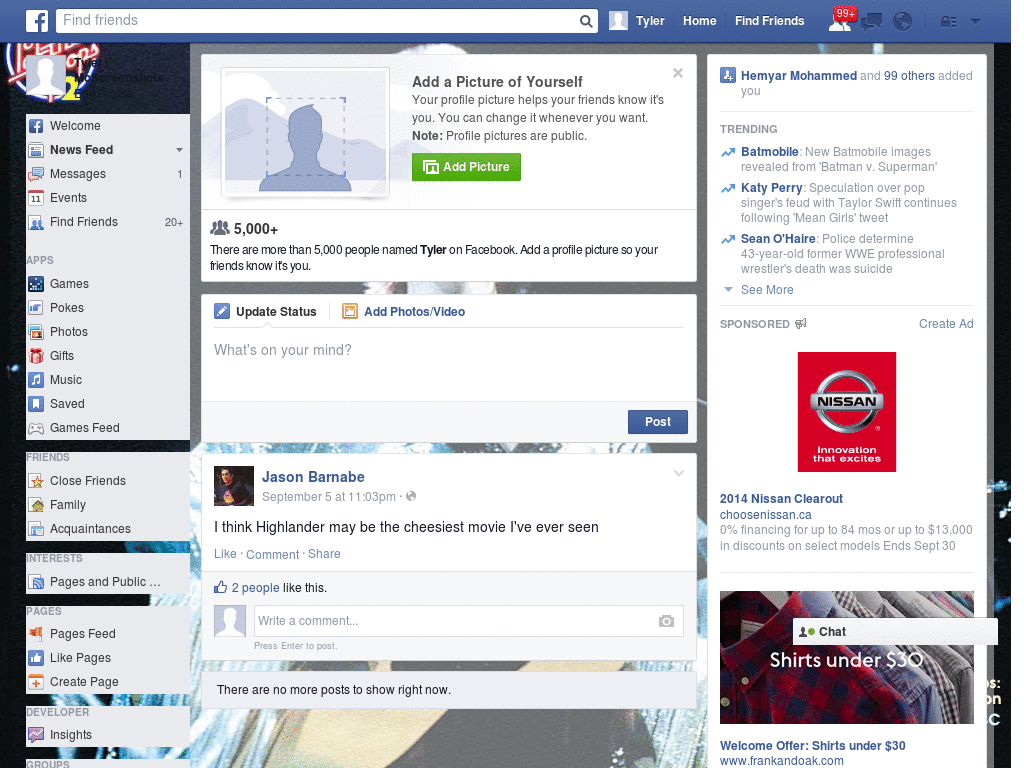 Beautiful Facebook Skin (830)