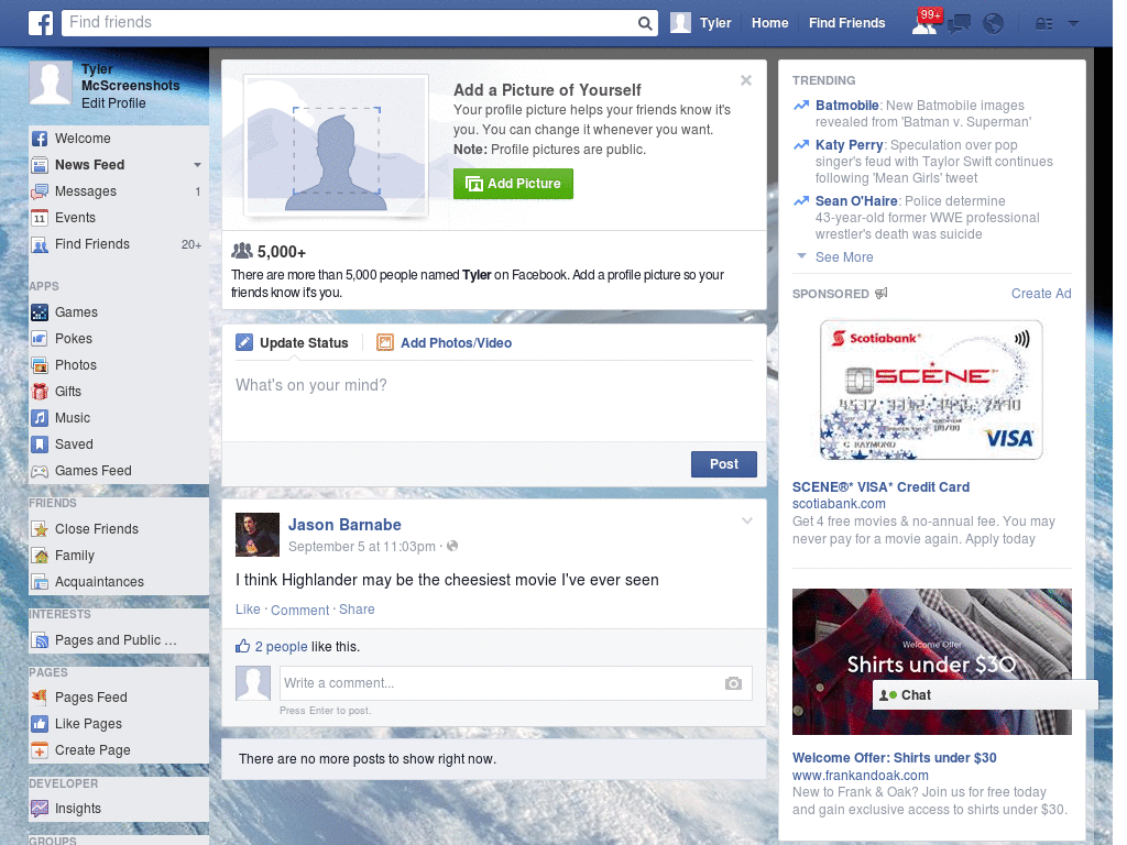Extraordinary Facebook Skin (835)