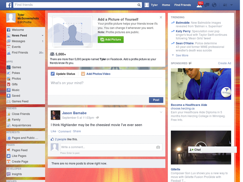 Extraordinary Facebook Skin (845)