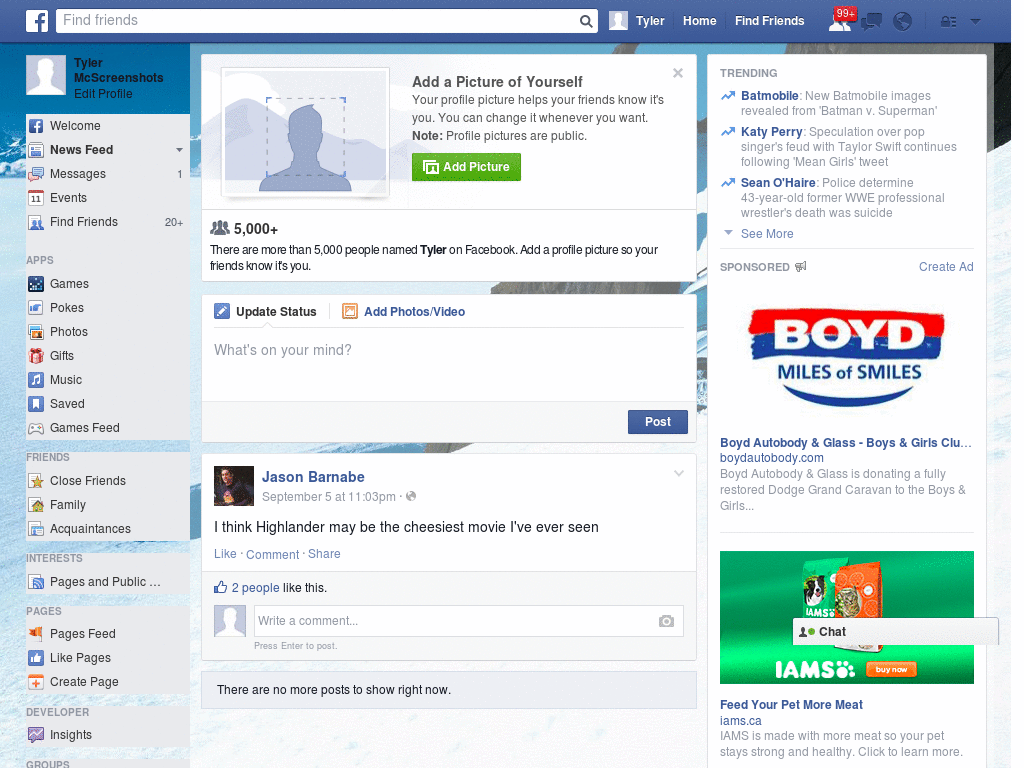 Excelent Facebook Skin (847)