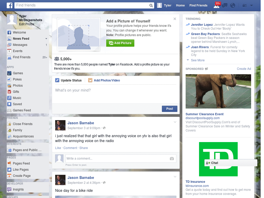 Extraordinary Facebook Skin (848)