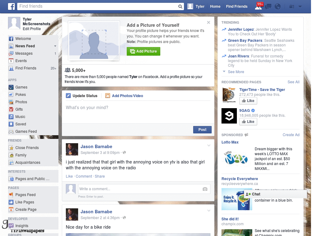 Excelent Facebook Skin (865)