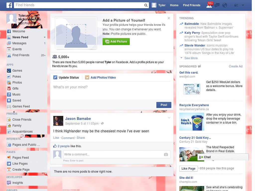 Smart Facebook Skin (877)
