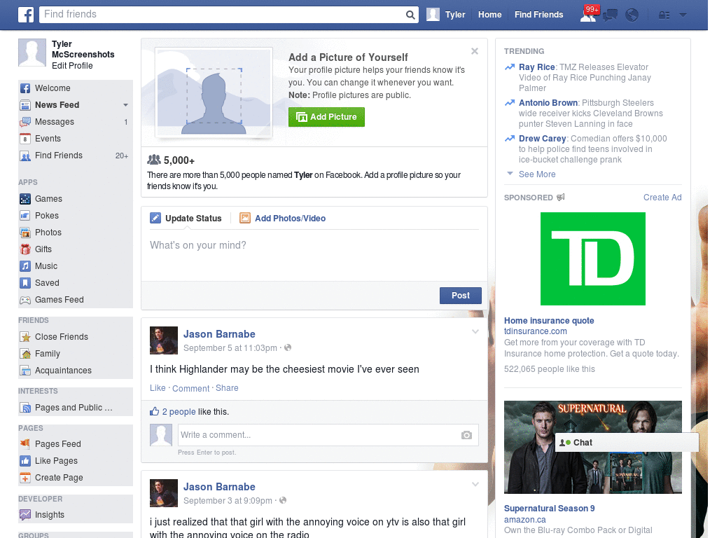 Nice Facebook Skin (902)