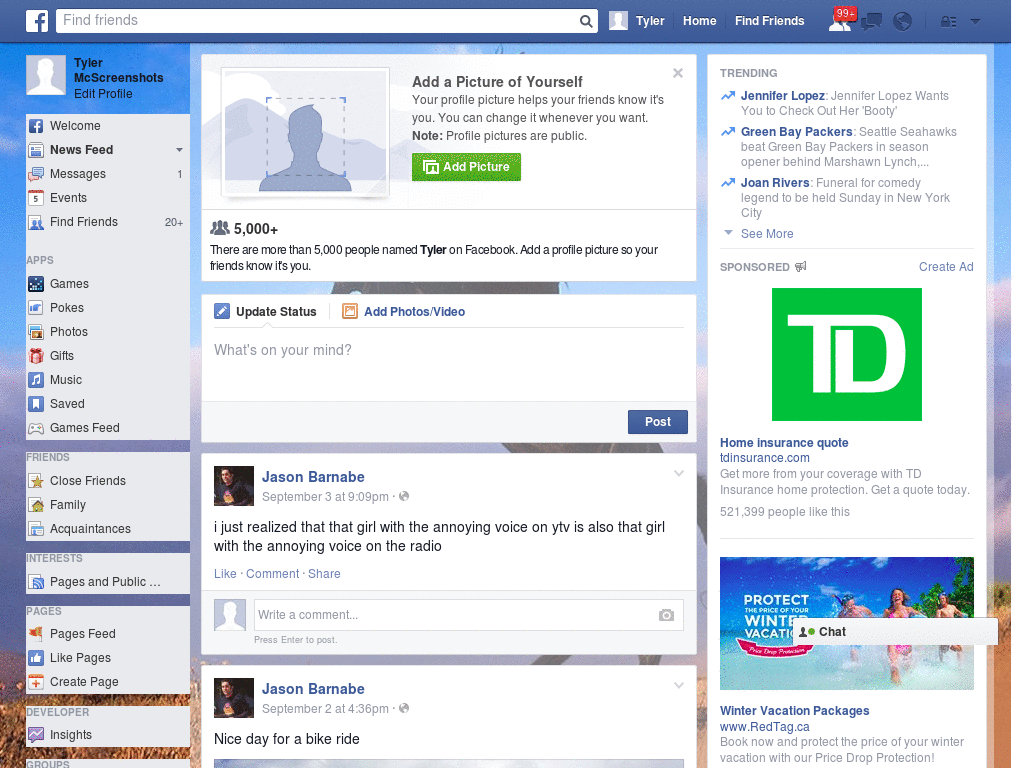 Free Facebook Skin (909)