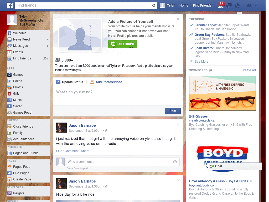 Excelent Facebook Skin (912)