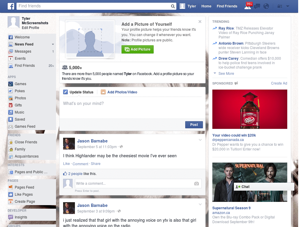 Enjoy Facebook Skin (926)