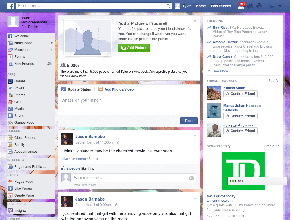 Extraordinary Facebook Skin (931)