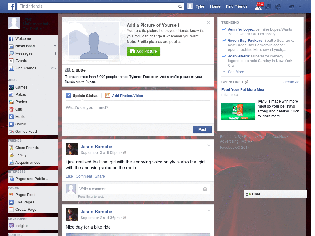 Extraordinary Facebook Skin (936)