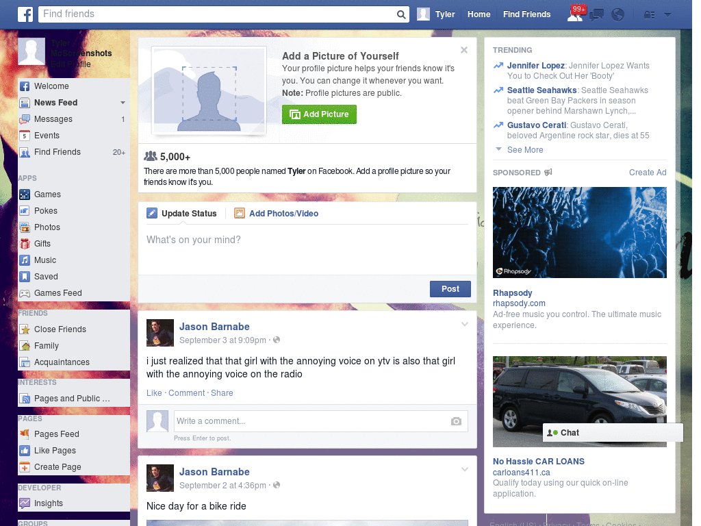 Enjoy Facebook Skin (955)