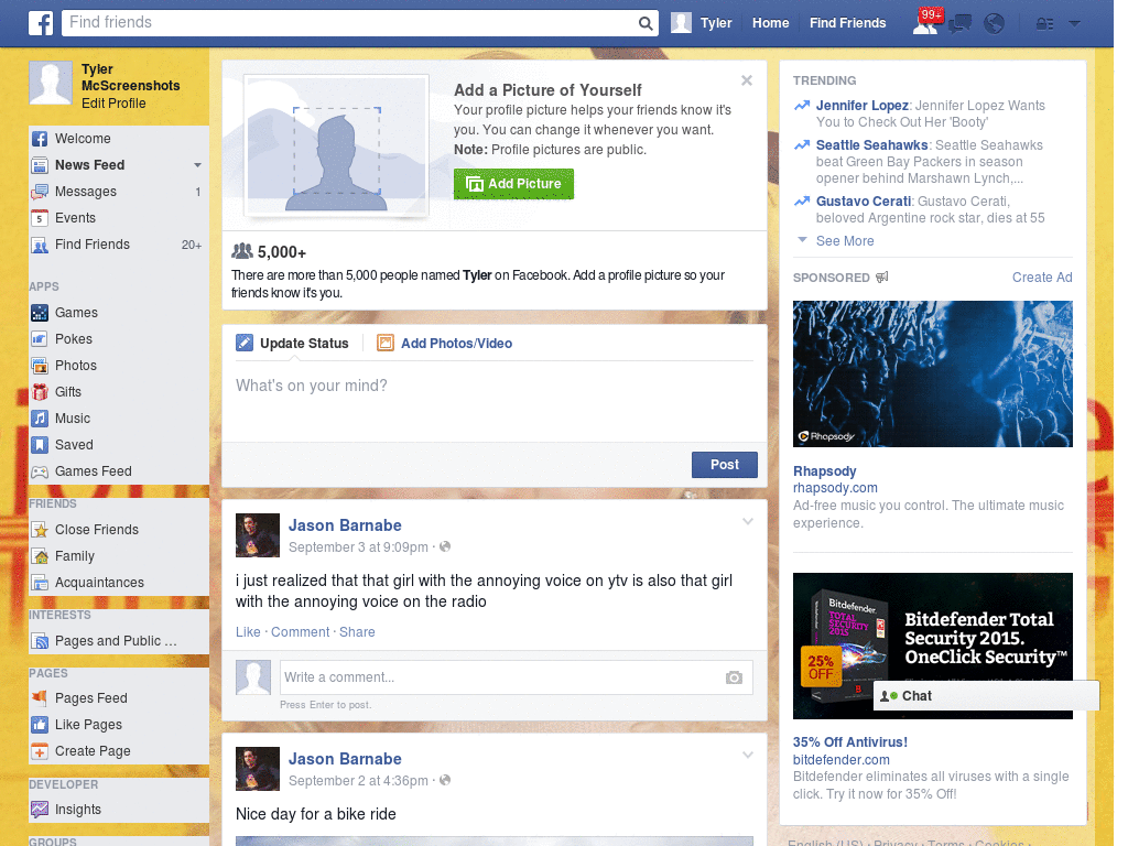 Smart Facebook Skin (958)