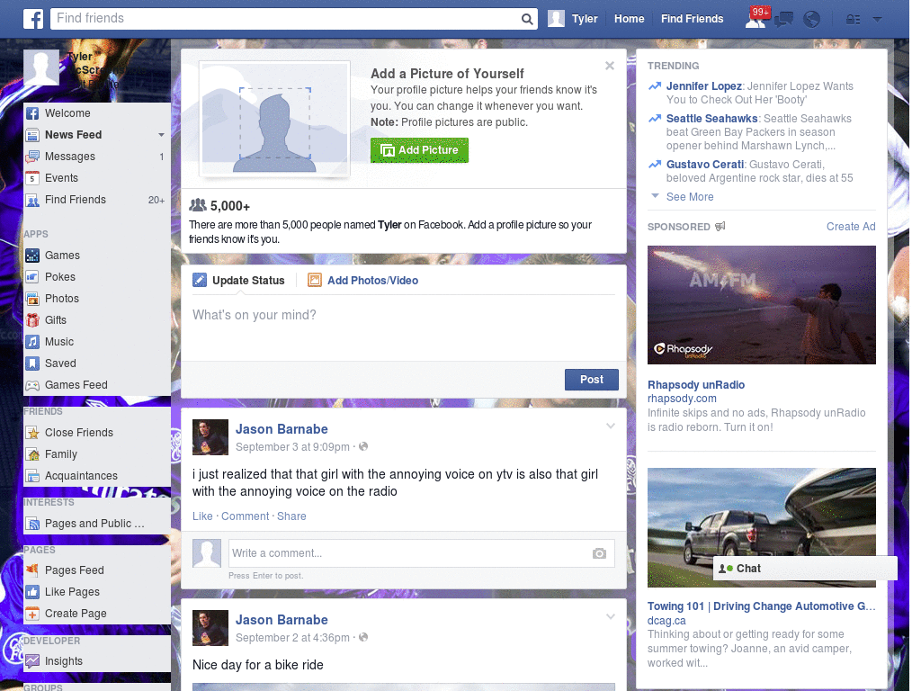 Extraordinary Facebook Skin (968)