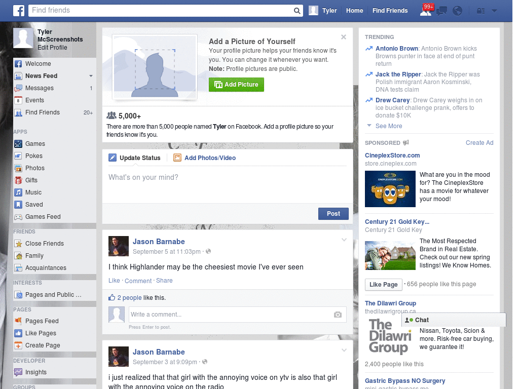Cool Facebook Skin (970)