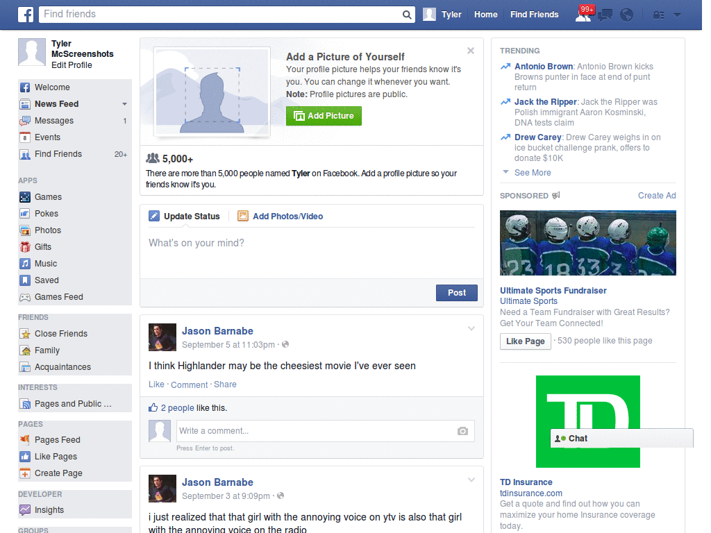 Nice Facebook Skin (983)