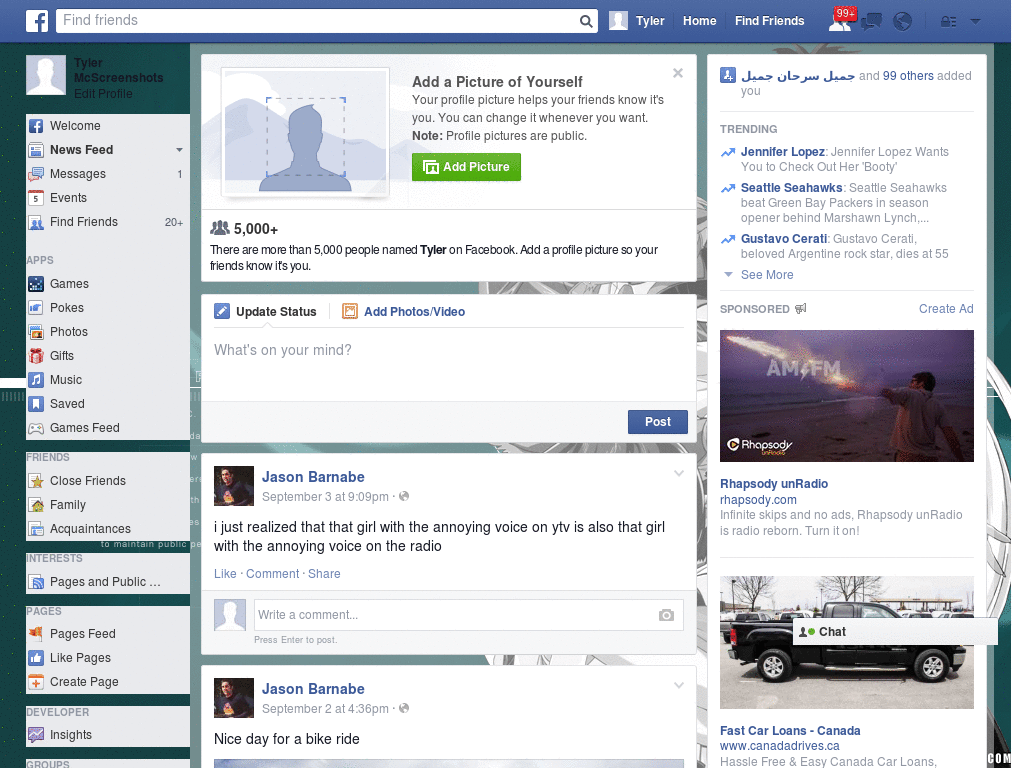 Owesome Facebook Skin (989)