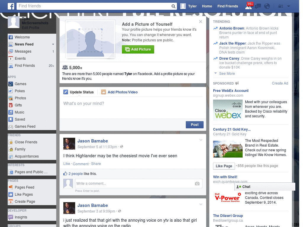 Owesome Facebook Skin (995)