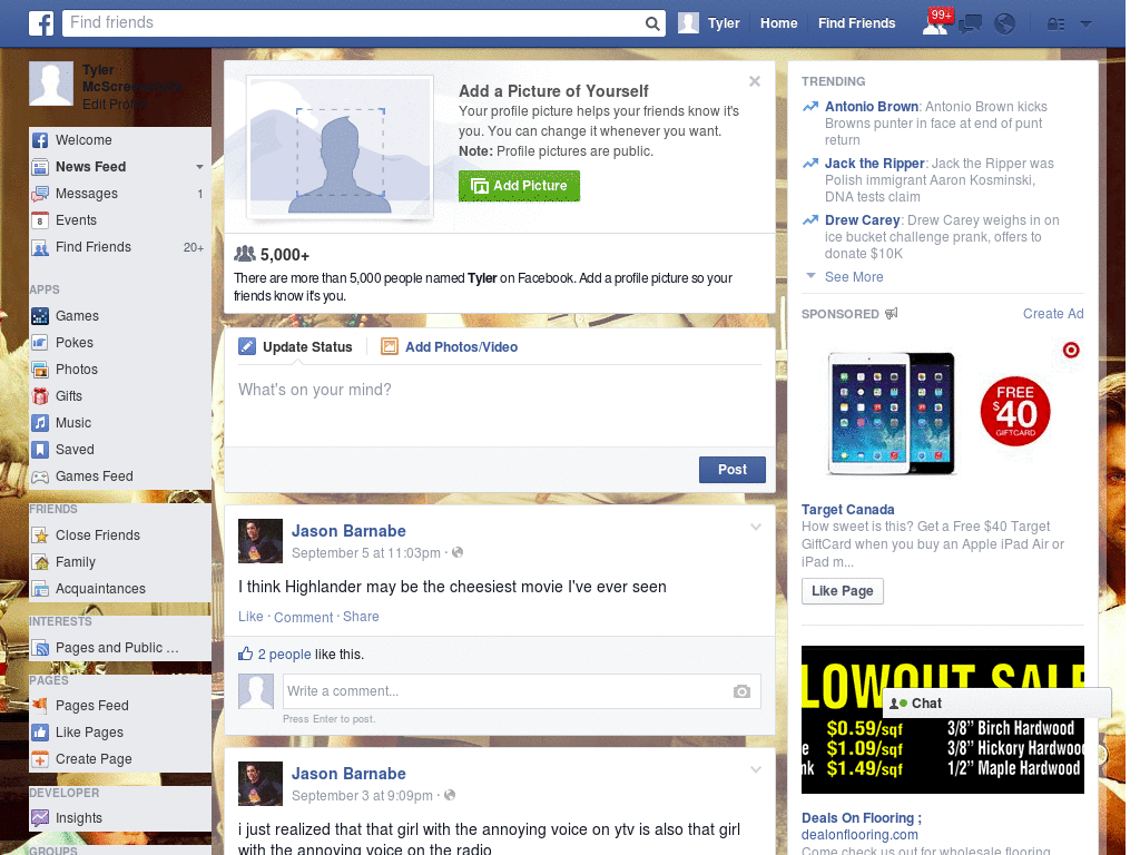 Enjoy Facebook Skin (1005)