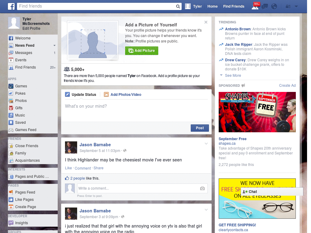 Owesome Facebook Skin (1015)