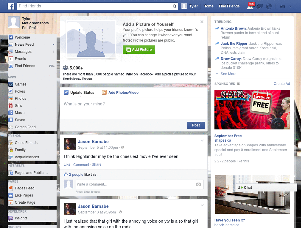 Enjoy Facebook Skin (1025)