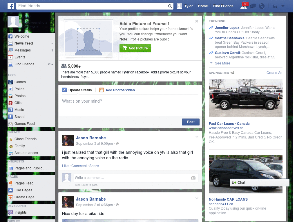 Nice Facebook Skin (1059)