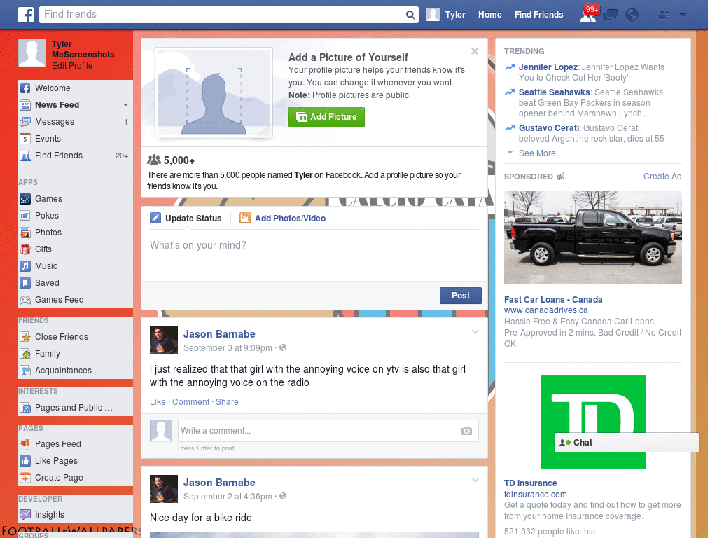 Enjoy Facebook Skin (1061)