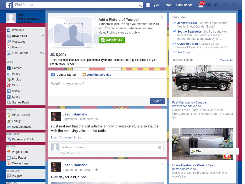 Transparant Facebook Skin (1070)