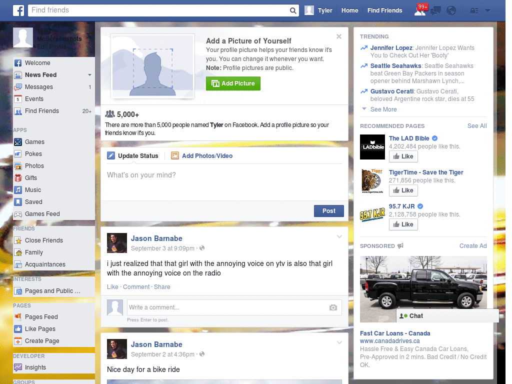 Extraordinary Facebook Skin (1085)