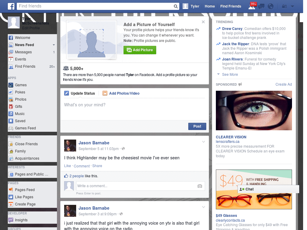 Enjoy Facebook Skin (1090)
