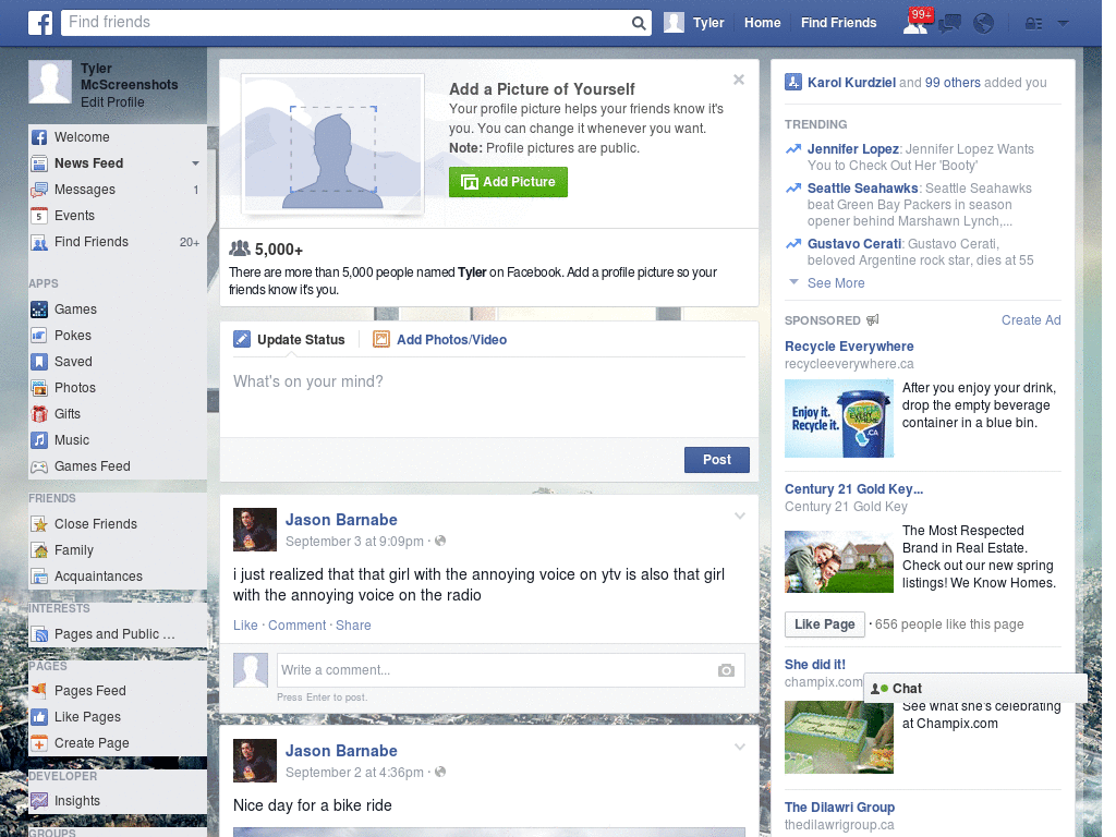 Extraordinary Facebook Skin (1093)