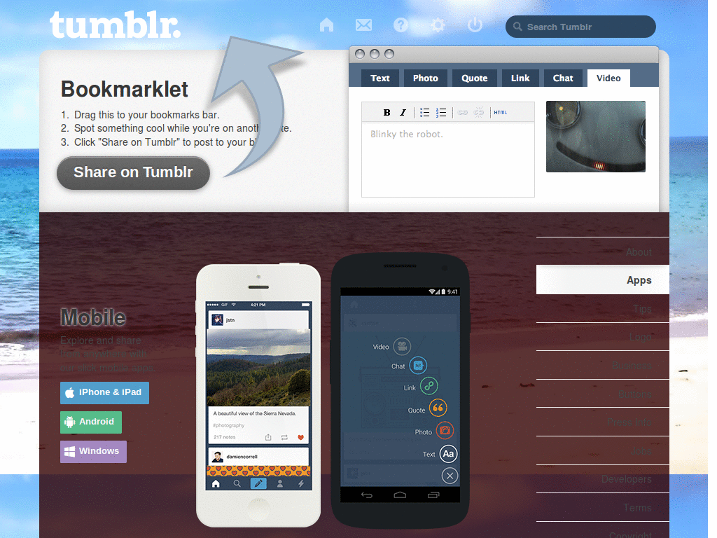 tumblr beach