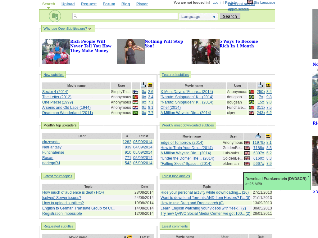 OpenSubtitles - lighten up