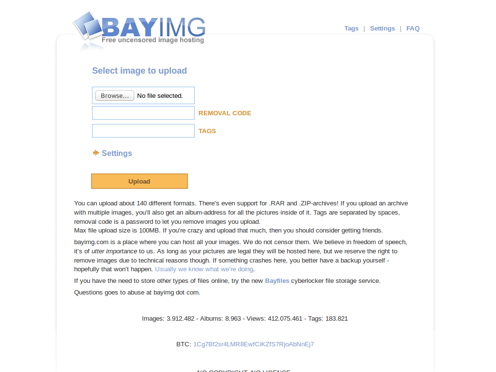 The BayImg - Dark Clean Mesh v2.0