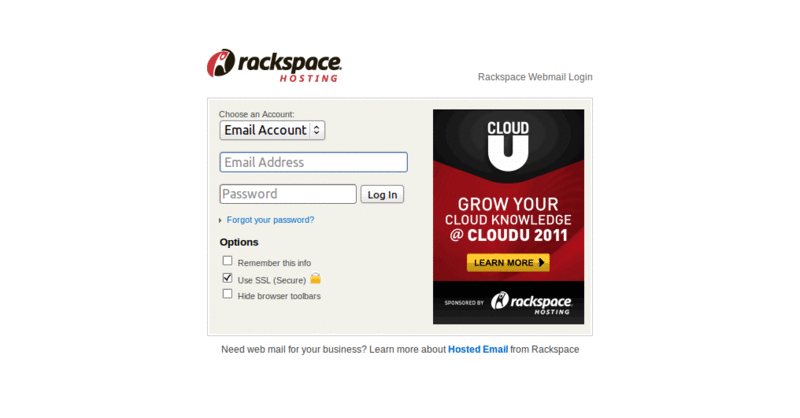 Rackspace Webmail - Less Wasted Space