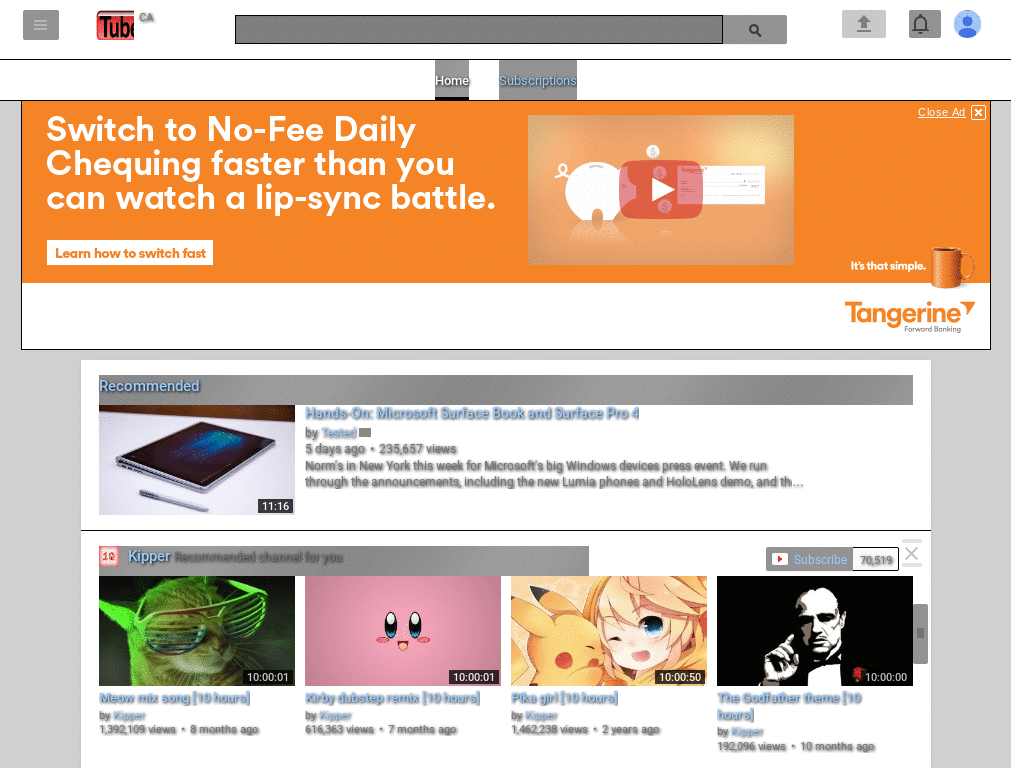 YouTube - Dark Shiny Red, transparency