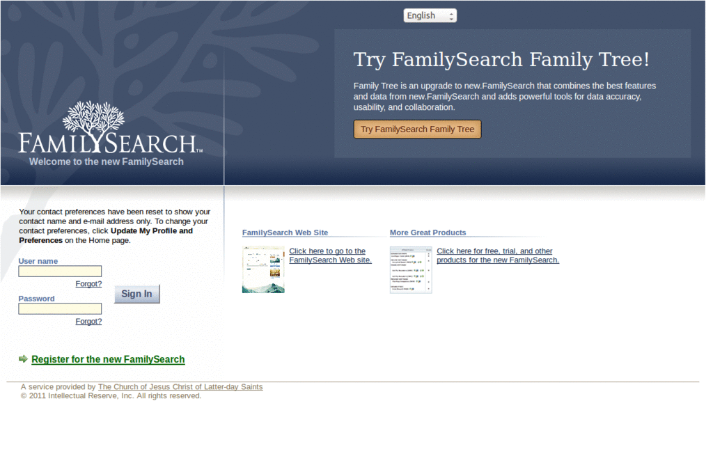new.Familysearch.org small screen fix