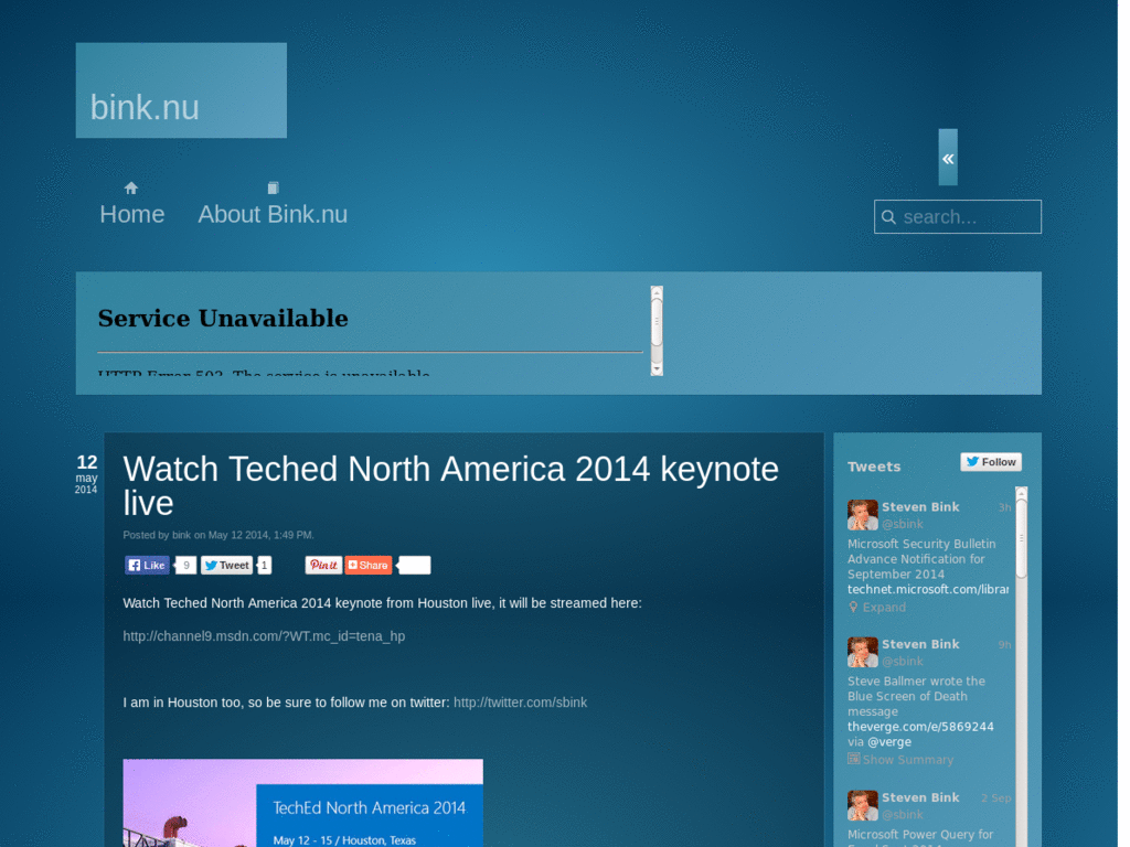 Bink.nu - Hide Right Sidebar and Footer