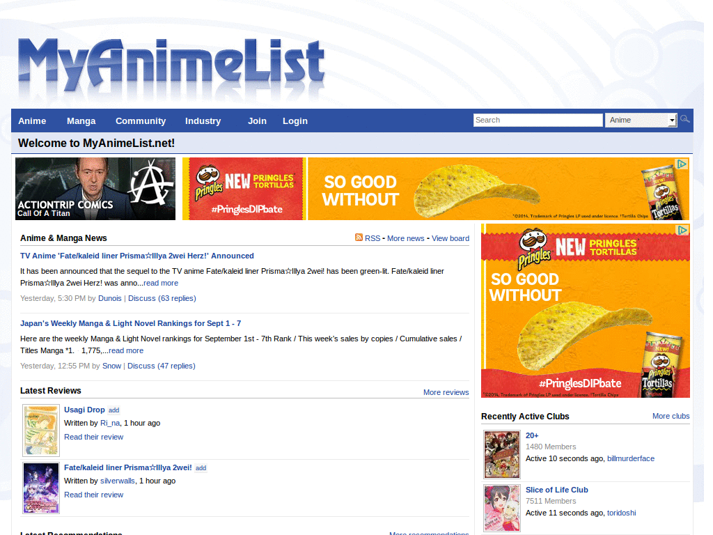 re[MAL] - Sidebar Addon