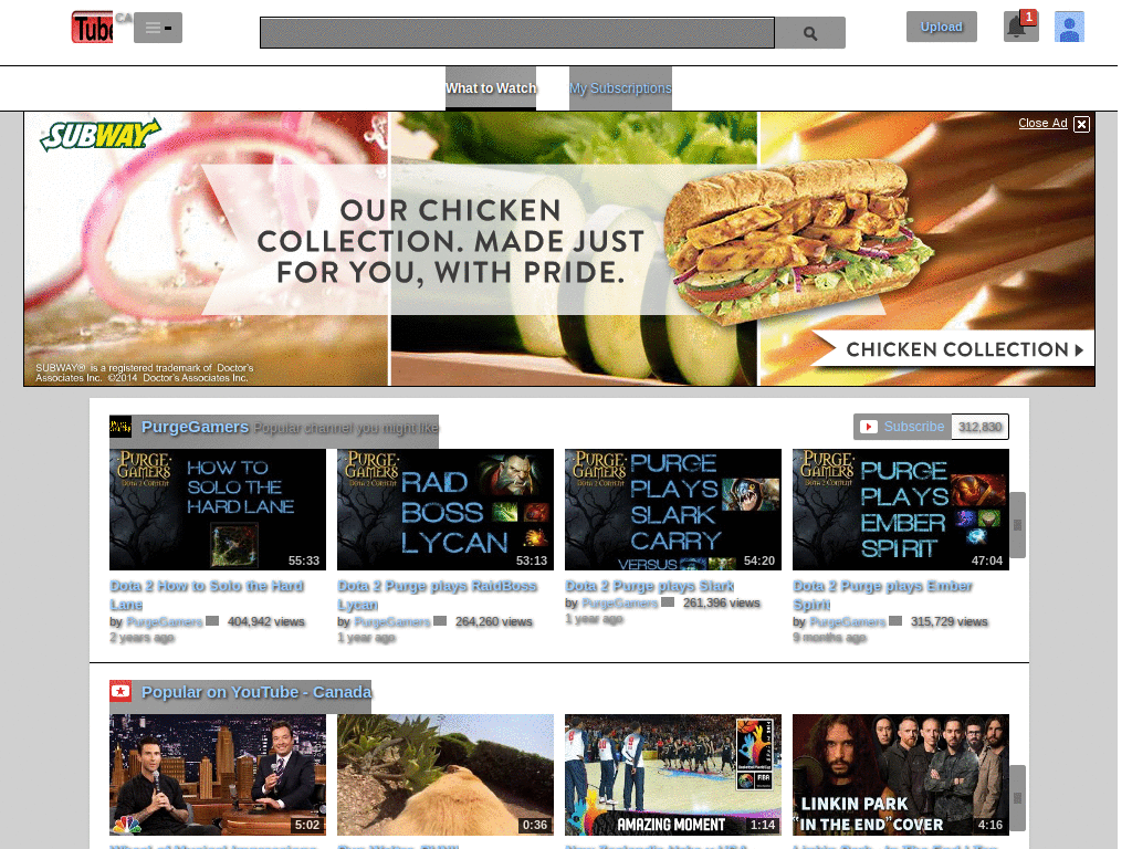 YouTube - Dark Shiny Grey, transparency