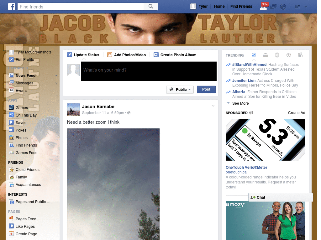 Facebook - Taylor Lautner  1 ( Templah.com )
