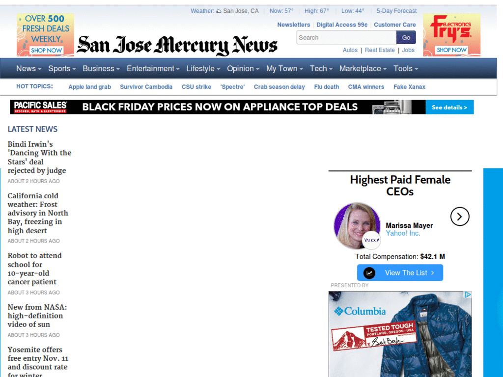 Mercury News clean up