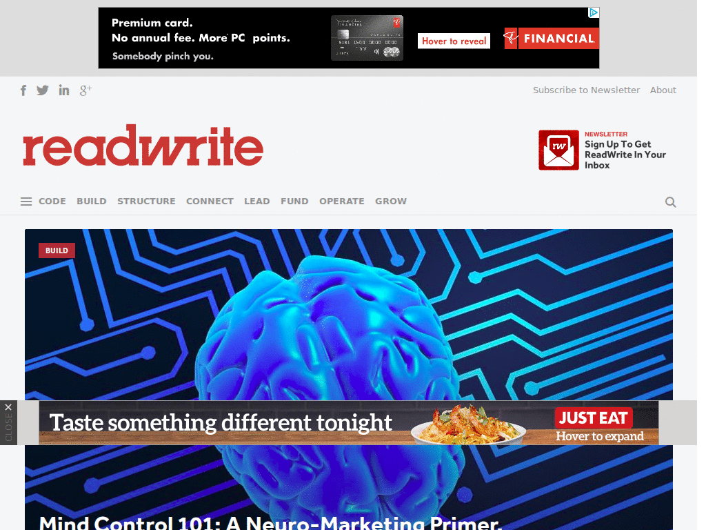 ReadWriteWeb article clean up