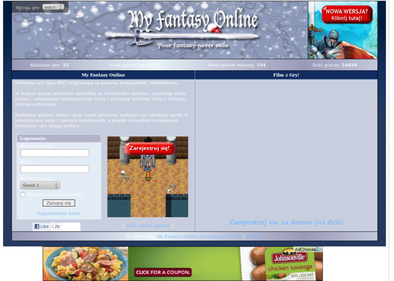 My Fantasy dark blue redesign