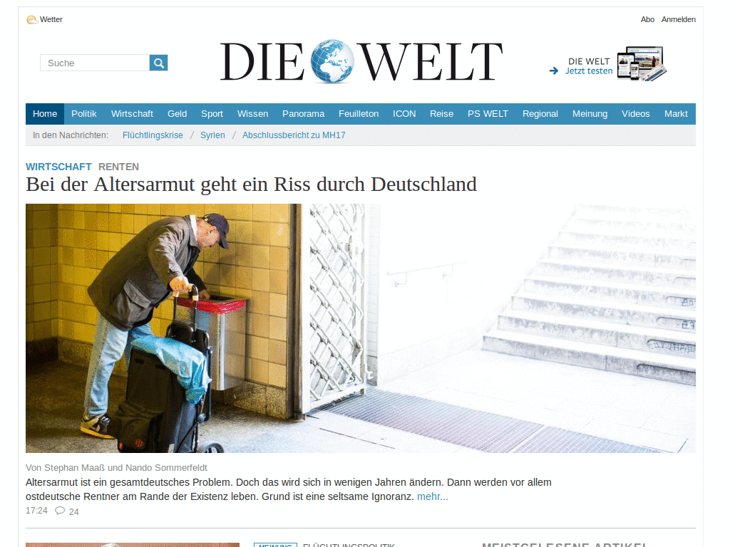 Welt Online - werbefrei