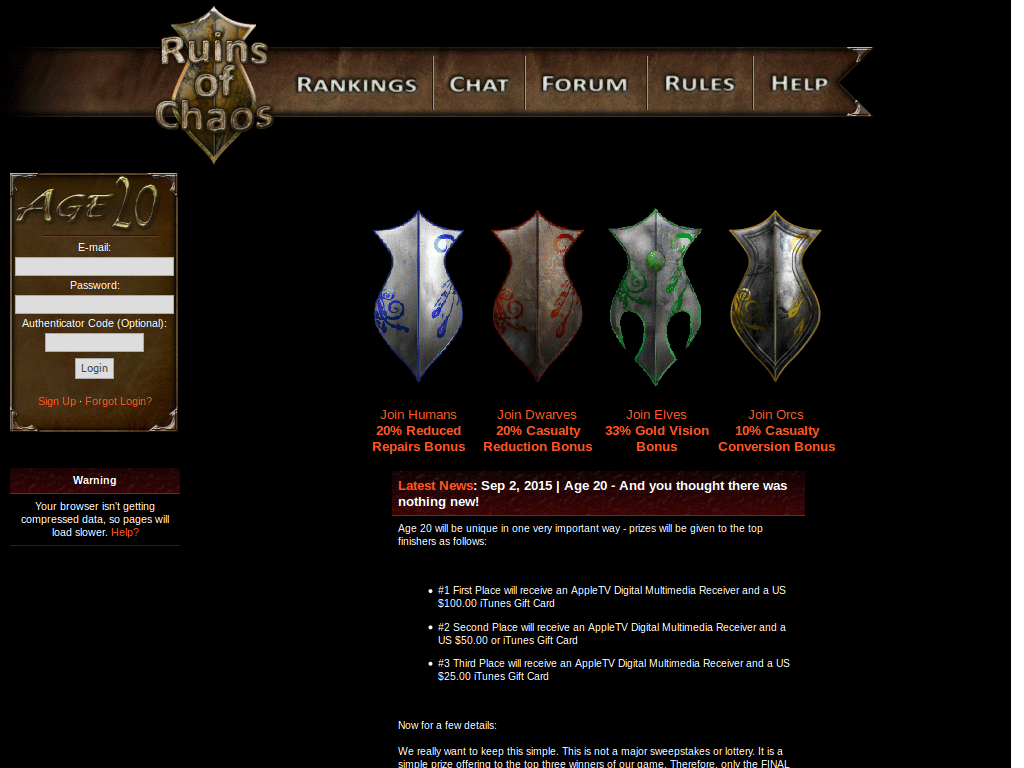 Ruins of Chaos - Dwarf Theme
